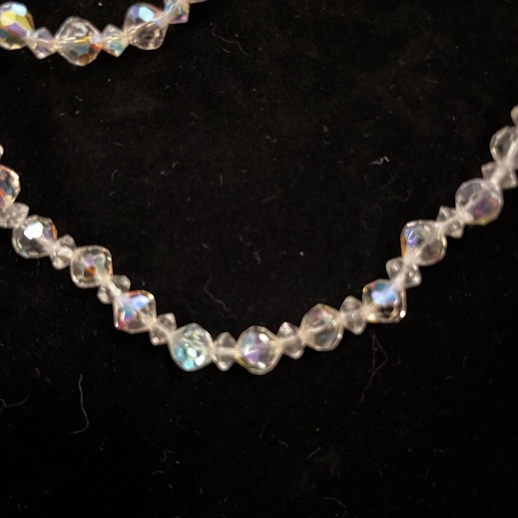 GORGEOUS AB crystal necklace bracelet earrings & broach!!! Got to see!!!! - Picture 5 of 12